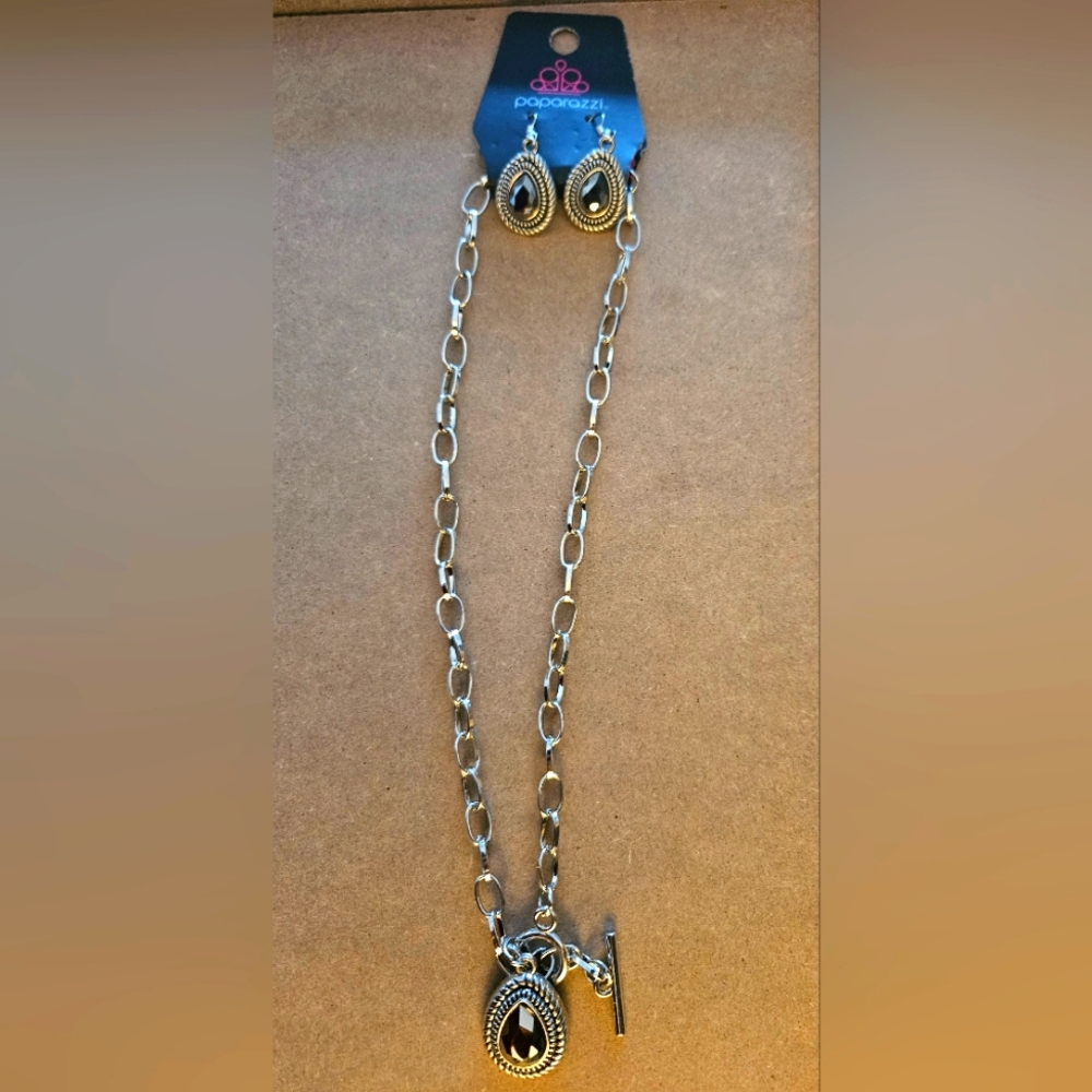 NWT Paparazzi Earrings & Necklace Set